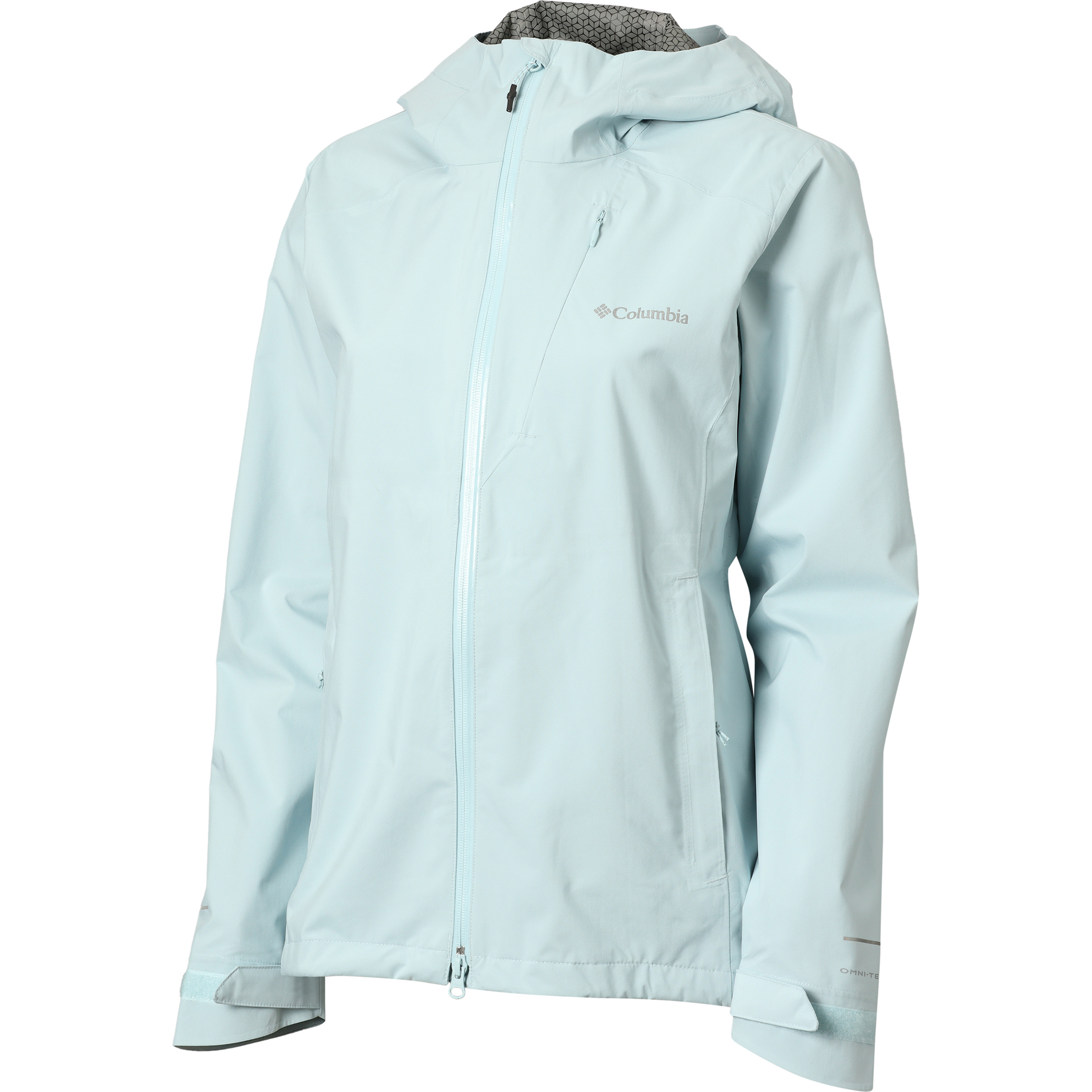 Columbia Trailborne 2.5L Damen Regenjacke blau Größe M Camping Widerstandsfähig
