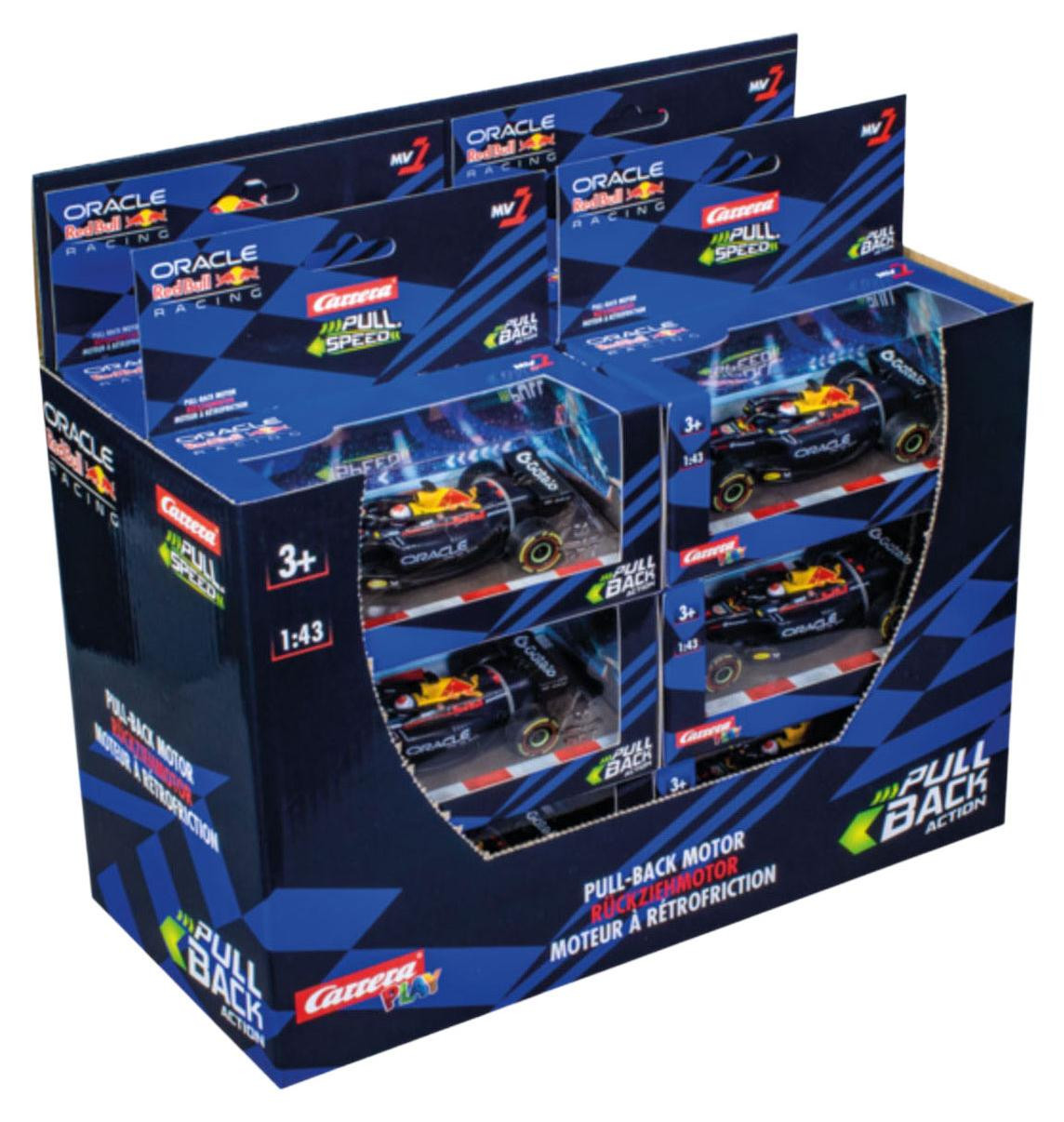 Carrera Pull&Speed Red Bull Racing RB21 Max Verstappen nummer 1 Pull & Speed auto met trekmechanisme