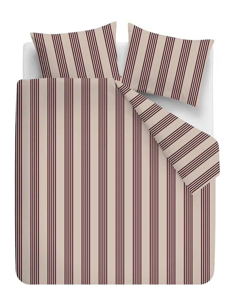 vtwonen Pure Stripe Naturel dekbedovertrek