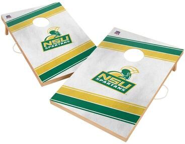 Skip's Garage Norfolk State Spartans Regulation 2x4 Cornhole Set