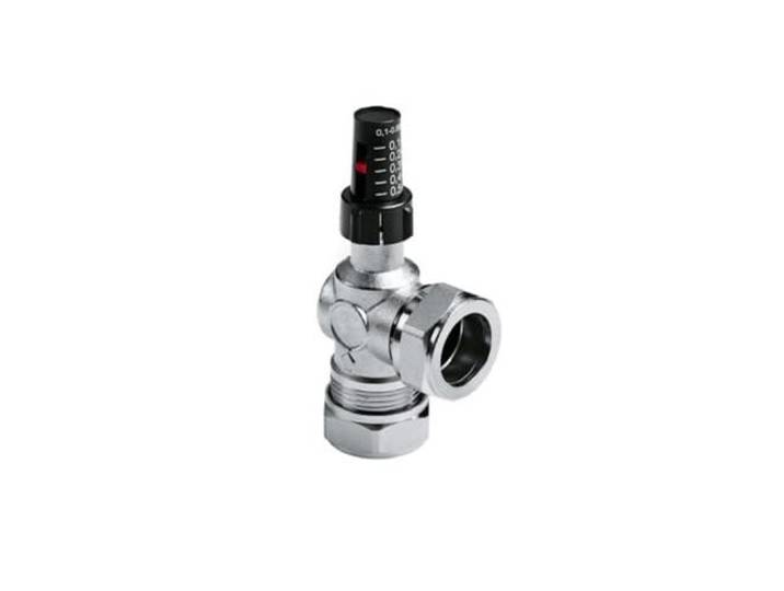Solidparts drukverschilregelaar 22mm knel