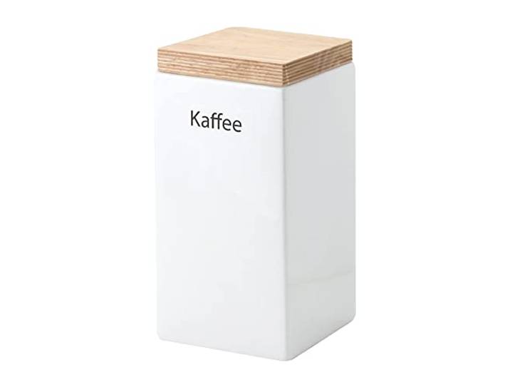 Continenta Keramik Vorratsdose Ideal Für Vorräte & Mit Luftdichtem Verschluss Handmade In Portugal Weiß 1200ml (10x10x20,5cm)
