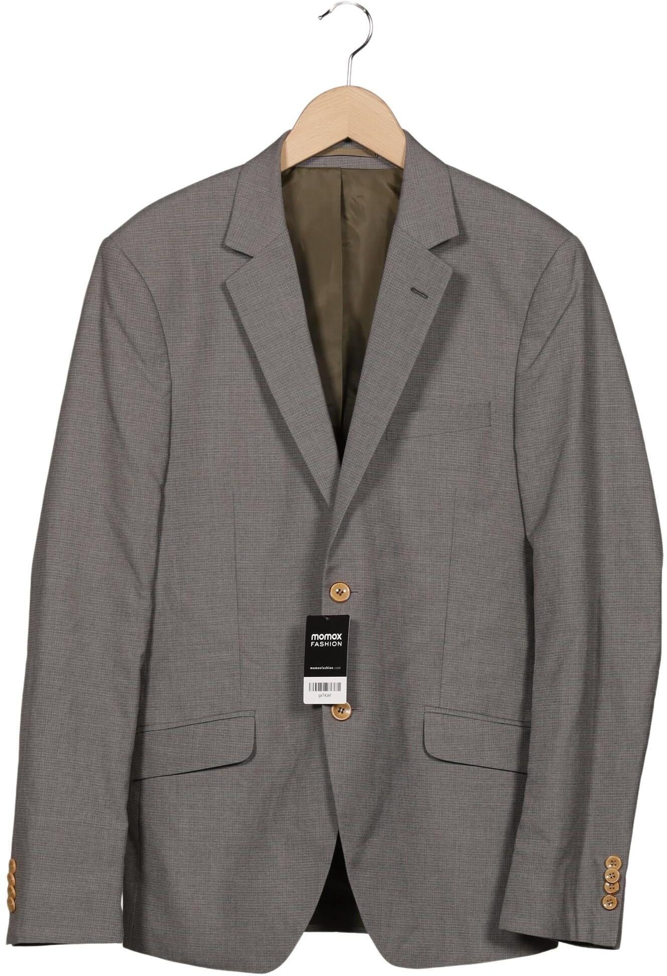 Bertoni Herren Sakko, Grau, Gr. EU 50, Viskose / Synthetik - Second Hand