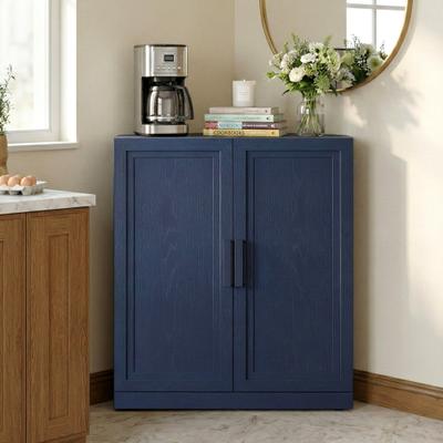 Dovelina "36""H Corner Sideboard Cabinet Free-Standing Corner Storage Organizer"