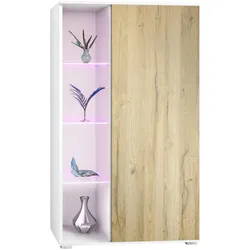 VITRINE Davos Eiche Natur