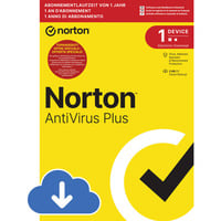 AntiVirus Plus, Sicherheit, Datensicherung-Software Deutsch, 12 Monate / 1 Gerät ESD