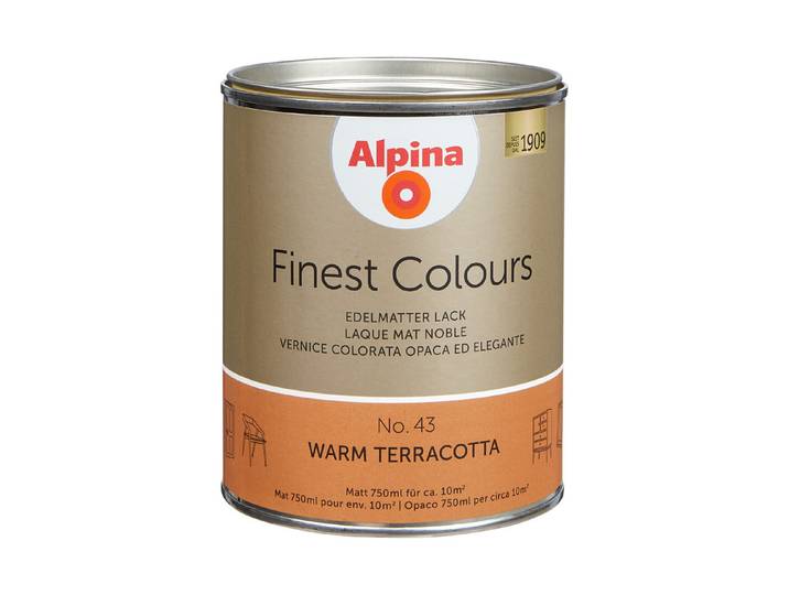 Alpina Lack Finest Colours Warm Terracotta 0.75 l Matt