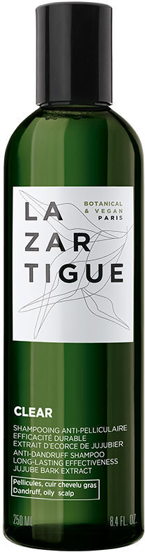 Lazartigue Clear champú anticaspa cuero cabelludo graso 250 ml