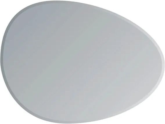 Showerdrape Angel Large Pebble Shaped 70 x 50cm Wall Mirror