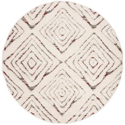 SAFAVIEH Santorini Shag Narin Abstract 1.2-inch Thick Rug