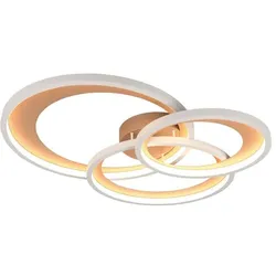 Trio LED-Deckenleuchte Granada Metall Coffee