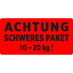 Zweckform Hinweisetiketten Schweres Paket 10-20kg, 100 x 50 mm, selbstklebend, 200 Stück