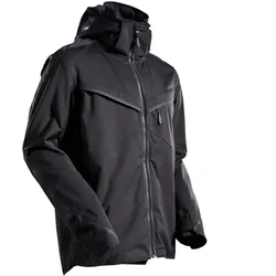 Hardshell-Regenjacke "22001-657" Customized - S - schwarz