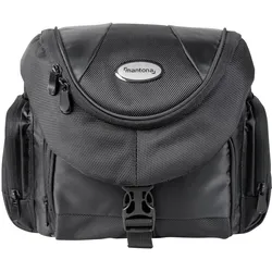 mantona Premium (Kamera Schultertasche), Kameratasche, Schwarz