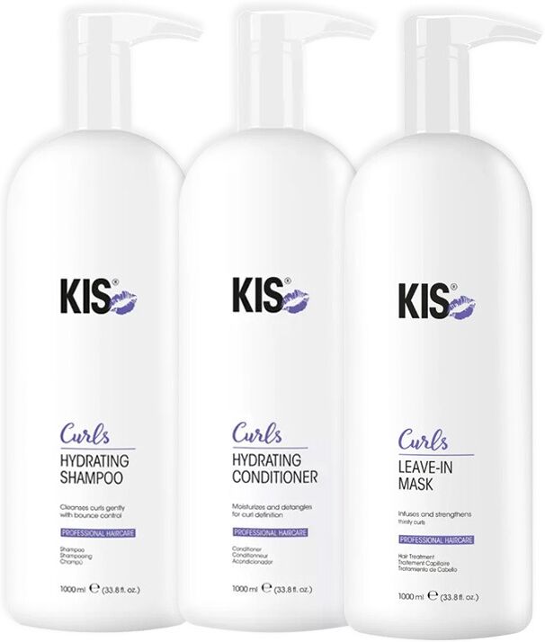 Kis Hair Care Pack Curls Hydrating Shampoo  1000Ml, Curls Hydrating Co