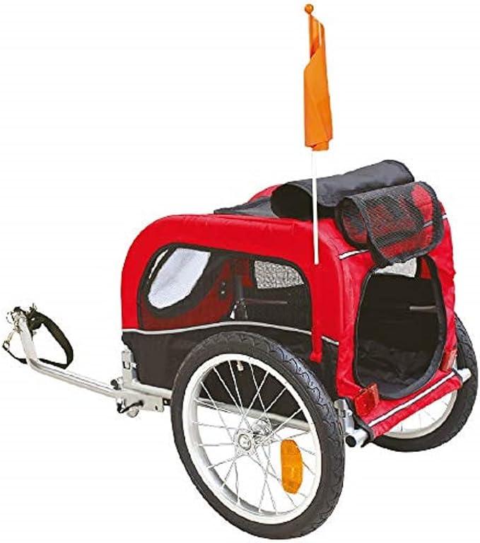 Cargo Bike - Fahrradanhänger und Hundewagen - Praktischer, geräumiger und komfortabler Fahrrad-Hundeträger - 116 cm lang für Hunde bis 20 kg