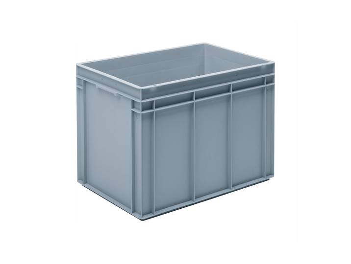 Stapelbox Utz RAKO 600x400x425 , grau, B:40cm H:42,5cm T:60cm, Aufbewahrungsboxen, Stapelbox
