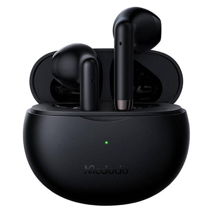 Mcdodo Wireless Kopfhörer B01 inkl. Wireless Ladecase - Schwarz (NC, 5 h, Kabellos) (HP-8031)