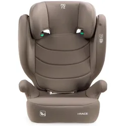 Moni, Kindersitz, I-Race Cool Beige Isofix I-Size Autositz (Kindersitzerhöhung)
