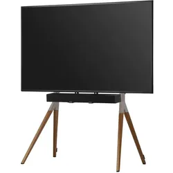 One for All WM7481 (50 kg, 23" - 70"), TV Ständer, Grau, Braun