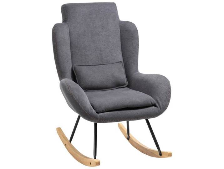 Fauteuil à bascule - MYCOCOONING - MORGANE - Gris - Adulte