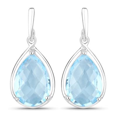 Paar Ohrhänger RAFAELA DONATA "Set: K56", silber, blau, Ohrringe, Damen, 19,8, aus Sterling Silber