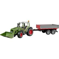 bruder Landwirtschafts Modell Fendt Vario 211 mit Bordwandanhänger Fertigmodell Landwirtschafts Modell 02182