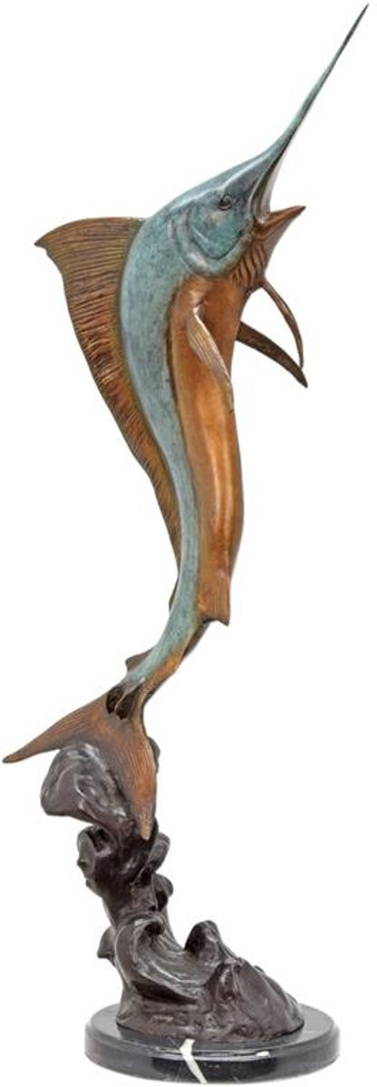 Bronzen sculptuur Zwaardvis Hoogte: 855 cm