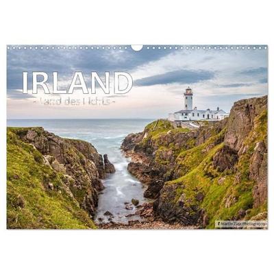 Irland, Land des Lichts (Wandkalender 2027 DIN A3 quer), CALVENDO Monatskalender