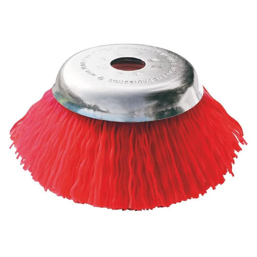 Tiger Unkrautbürste PP rot für Motorsensen (Rasentrimmer) (47056346)