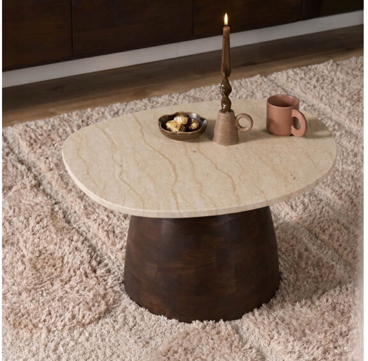 Starfurn Organische salontafel Liv Breedte: 70 cm