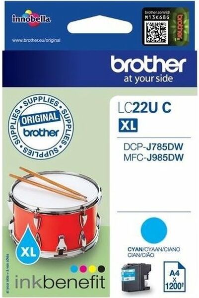 Brother LC-22UC XL - Cyan - Druckerpatrone - Hohe Kapazität
