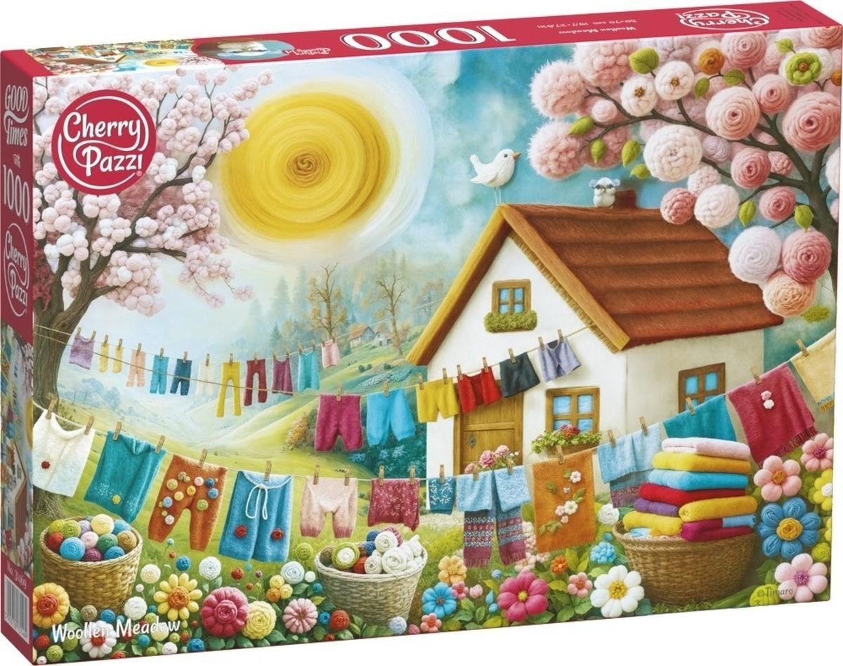 CHERRY PAZZI Puzzel Wollwiese 1000 stukjes