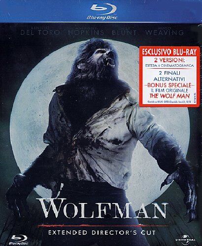 Joe Johnston - Wolfman (versione estesa+versione cinematografica) [Blu-ray] [IT Import] - Preis vom 08.10.2026 07:26:42 h