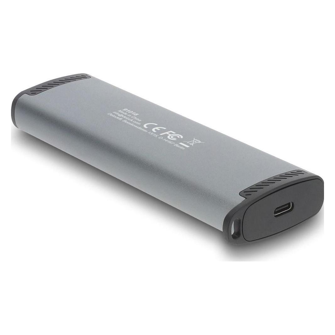 Delock USB 5 Gbps Kartenleser mit SD und Micro SD Slot und Aufbewahrungsfächern (USB-C) (416935)