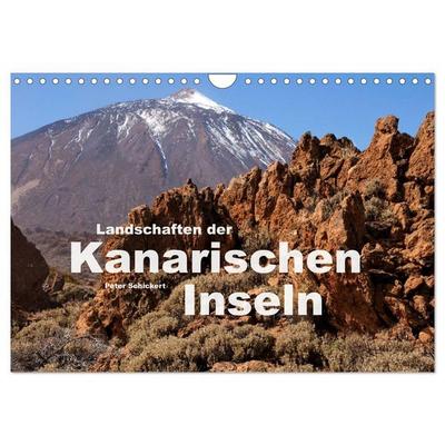Landschaften der Kanarischen Inseln. (Wandkalender 2027 DIN A4 quer), CALVENDO Monatskalender