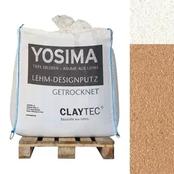 CLAYTEC YOSIMA Lehm-Designputz ROGE 4.0 JA - 500 kg BigBag