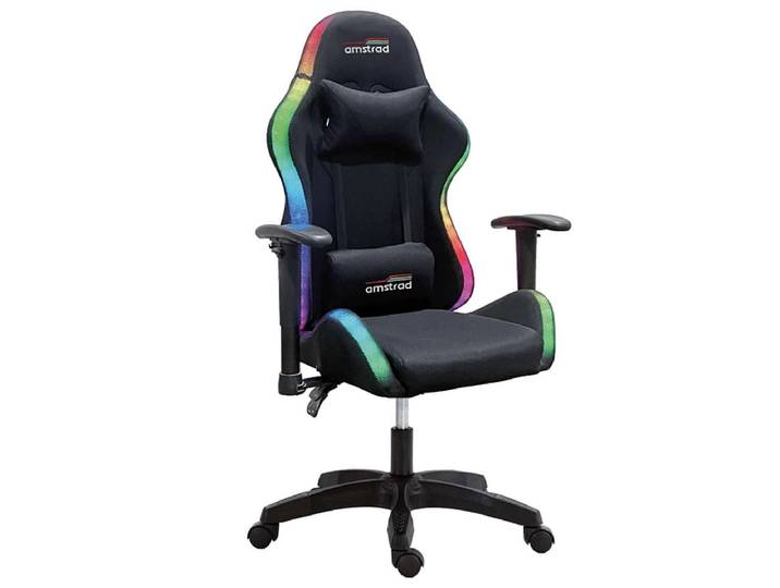 Gaming Sessel AMSTRAD AMS-LED-FUSION-BK Stoff