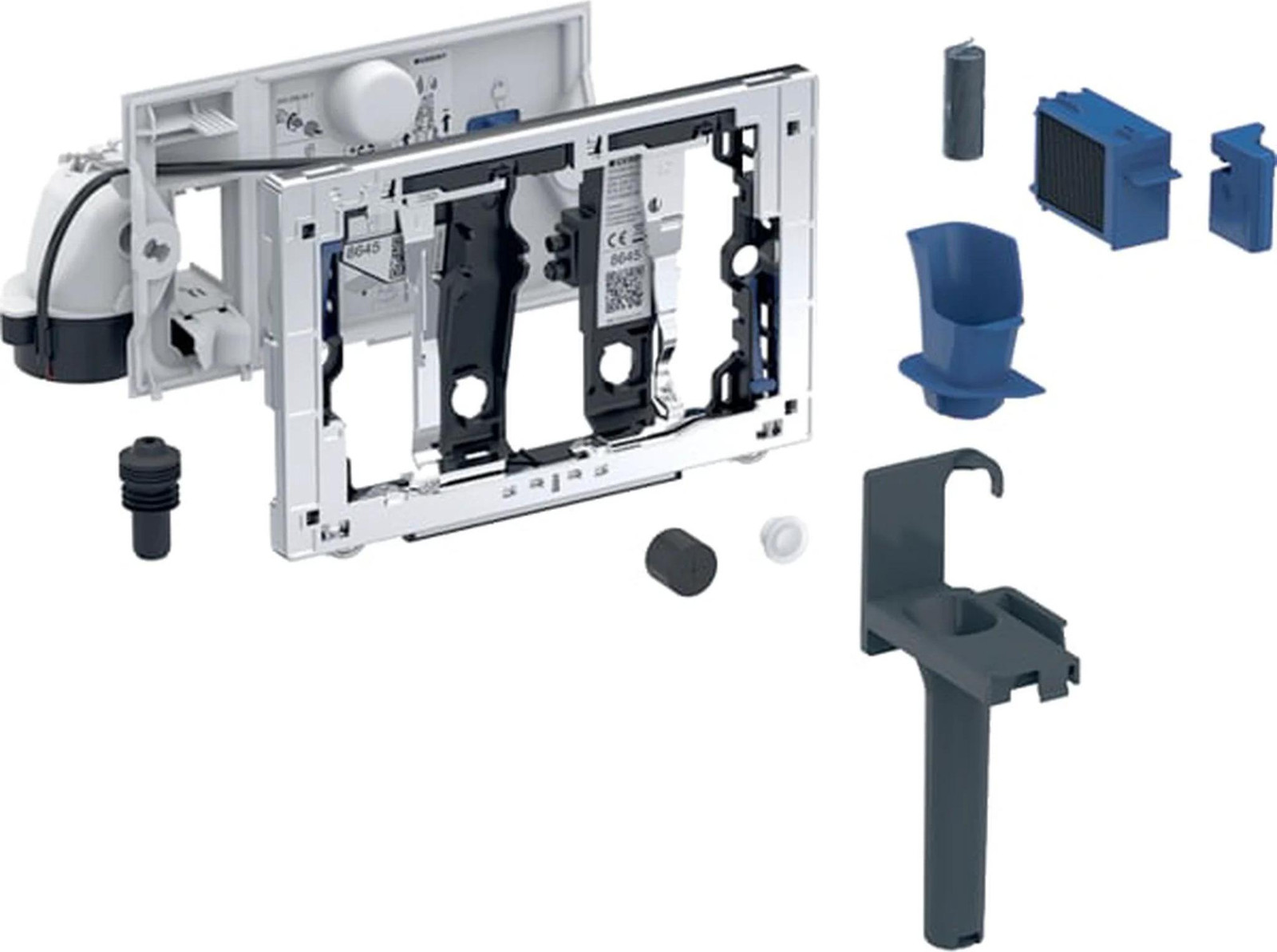 Geberit Duofresh geurafzuiging 12V, automatisch, antraciet