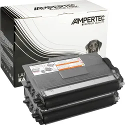 2 Kompatible Toner ersetzt Brother TN-3380 Doppelpack schwarz
