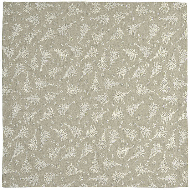 SANDER Weihnachts Tischläufer 50x140cm NATALE Taupe hellgrau B
