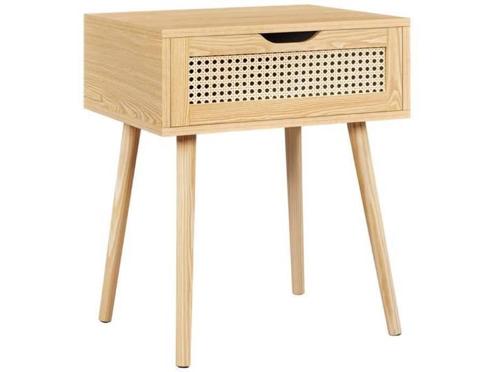 Yaheetech Table de Chevet Adulte Table de Nuit Scandinave Bout de Canapé avec Tiroir 48 5 x 41 x 58 cm