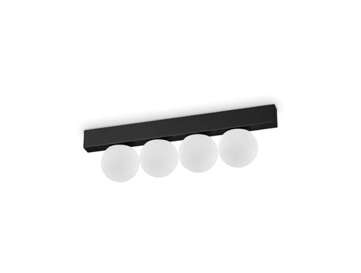 Ideal Lux PING PONG 4-flammige Kugel-Deckenleuchte, Schwarz, 1000 lm, 3000 K
