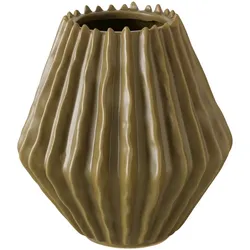 Boltze Vase Plisseo - grün