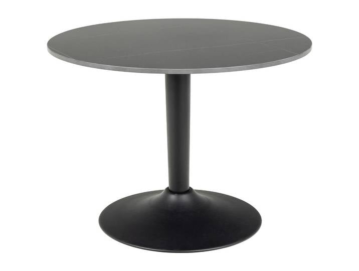 Livetastic Beistelltisch, Schwarz, Keramik, rund, Säule, 45 cm, Wohnzimmer, Wohnzimmertische, Beistelltische