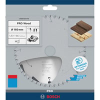 PRO Wood cordless Kreissägeblatt, Ø 160mm, 12Z Bohrung 20mm, für Akku-Handkreissägen