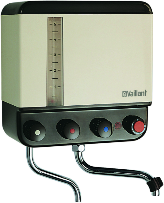 Vaillant Elektro-Kochendwassergerät VEK 5S 005121 2 kW 345x265x165 braun/beige