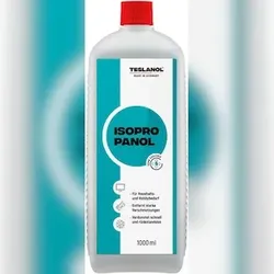 Teslanol 26045 Aktivreiniger (Isopropanol) - reinigt schonend und zuverlässig empfindliche Materialien - 1000 ml