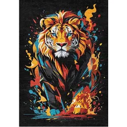 Bamyum, Spielteppich + Spielmatte, Lions Gaming Tapis Imprimé Chenille Fabriqué à la Machine 200 x 300 cm
