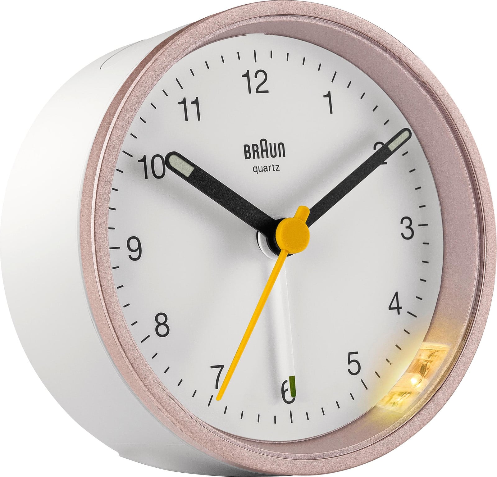 Braun BC 12 PW quartzwekker, roze-wit